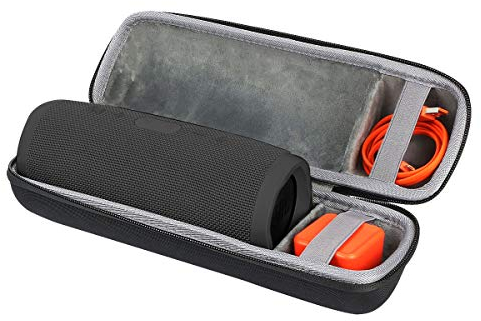 co2CREA Hart Reise Schutz Hülle Etui Tasche für JBL Charge 3 / JBL Charge Essential 1 Bluetooth Lautsprecher und Kann Kabel und Ladegeräte aufnehmen (Enthält Keine Lautsprecher)