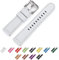 TW Steel Marc Coblen Armband Uhrenband Uhrenarmband Leder 22 MM Kroko Weiss LB_W_K_S