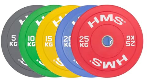 HMS Unisex 17-61-023 5907695520705 OLIMPIC Bumper Plate, blau, Einheitsgröße
