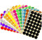 Generic PCS 25mm Selbstklebende farbige Punkte 640 Kleine runde 16 Farben für Büro, Schule, Kalender, Karten-Aufkleber, 1