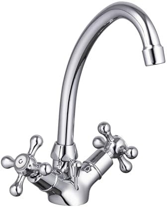 Mélangeur de Lavabo Haut Rétro Chromé FEDLEEN by Eurosanit