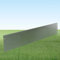 GartenAZ – Rasenkante Metall feuerverzinkt 103x20cm, Nutzlänge 50m - Flexible Rasenbegrenzung aus wetterfestem Stahlblech für saubere Rasen- & Beetabgrenzung - Beeteinfassung Kante robust & langlebig
