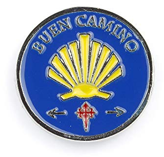 Pin’s/Broche Camino avec Coquilles Saint-Jacques