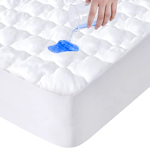 Waterproof Mattress Protector double bed 137x190cm–35cm Deep Skirt | Ultra soft & breathable. Fits deep mattresses up to 35cm. Noiseless & machine washable. Durable 4-layer quilted protection.