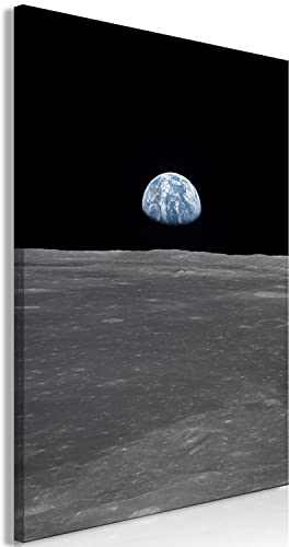 murando - Wandbilder Kosmos 40x60 cm Vlies Leinwandbild 1 tlg Kunstdruck modern Wandbilder Wanddekoration Design Wand Bild - Weltraum Astronomie Planet Erde c-B-0452-b-a