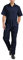 TOPTIE Men's Short-Sleeve Work Coverall Lightweight with Elastic Waist, Navy Coverall