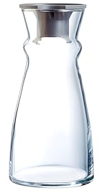 Arcoroc DS36513 Lot de 6 carafes fluides avec couvercle, 500 ml