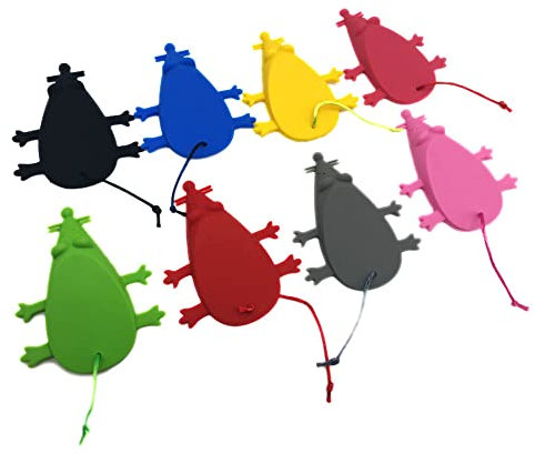 8Pcs Silicone Door Stopper Wall Protectors Cartoon Mouse Style Door Stops for Home Office