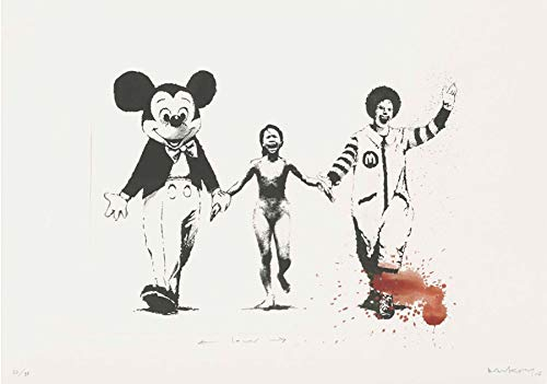 Fabulous Poster Plakat Banksy Napalm Mickey Ronald Vietnam