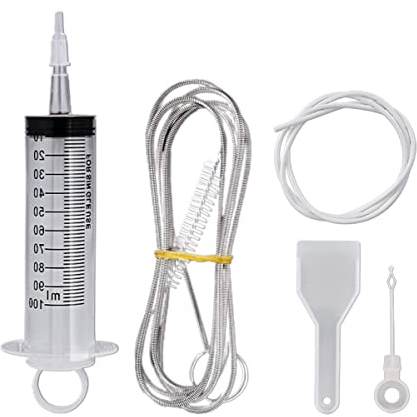 RANRAO Refrigerator Unclogging Kit, Refrigerator Drain Hole Clog Remover, Refrigerator Drain Dredge Tool, Refrigerator Scrub Brush Set For All Refrigerators Freezers