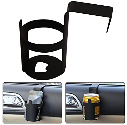 Portable Cup Holder, Car Drink Holder Organiser, Vehicle-Mounted Multifunctional Hanging Bottle Rack, Door Cup Holder Mount Beverage Drink Bottle Holde, Auto Vehicle Car Interior Cup Holder