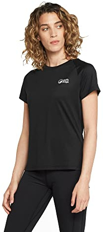 NORTH RIDGE Women's Tech Tee Plus, Lightweight Polyester T-Shirt, Breathable Quick-Drying Short Sleeve, Crew Neck with Back Pleat for Active Adventures