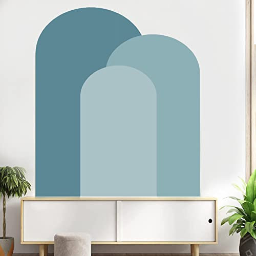 Herfair Boho Dekoration Tapete Selbstklebend Halbkreis Geometrisch Bögen Wandaufkleber Wanddekorationen für Kinderzimmer Babyzimmer Spielzimmer Mädchen Junge (#3)