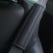 OHWODA 2 Stück Auto Gurtpolster für Audi A3 A4 A5 A6 S3 8L 8P 8V 8Y S4 Sicherheitsgurt Premium Leder Bequem Geschmeidig Innenausstattung Styling Zubehör,Black Style