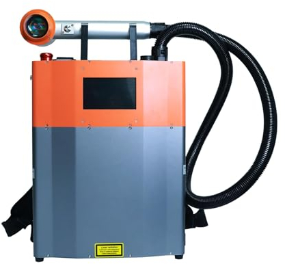 MCWlaser Máquina limpiadora láser de mochila 100W EU Stock Laser Cleaning Machine de eliminación de óxido Máquina limpiadora láser pulsada de superficies para la eliminación láser de metales