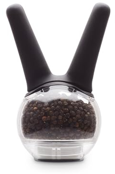 Chef'n 5291131 Pepperball Pepper or Salt Grinder, Plastic, Black