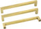 goldenwarm 15 Stück Küchenschrank Griffe Schrankgriffe Gold Möbelgriffe Edelstahl Schubladengriffe Lochabstand 192mm Küchen Griffe
