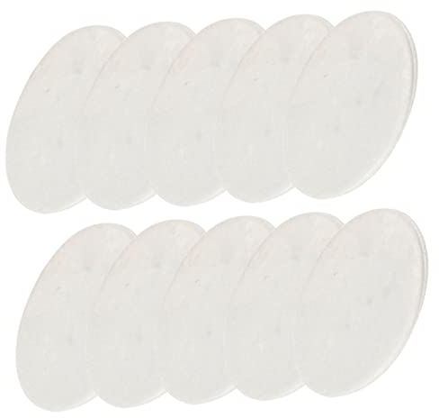 LIFKOME 500 Sheets Microwave Liner Round Paper Burger Holder Non-Stick Precut Papers Parchment Paper for Baking Air Fryer Baking Accessory Meat Cooking Paper Baking Tools White