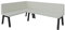 FURNISTAR Eckbank Akiko Metal A - Eckbankgruppe für Ihrem Esszimmer, Küche modern, Sitzecke, Essecke. Perfekt für Küche, Büro und Rezeption. Solide und Starke Verarbeitung. (142x196-Links-Inari22)