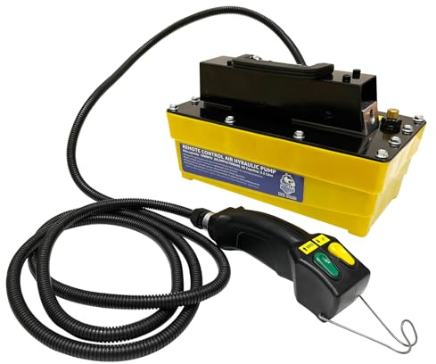 HKTE Air Hydraulic Pump 10,000 PSI， Remote-Controlled Hydraulic Pump