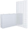 LINLAN 8 Stück 15x30cm Kunststoffgitter-Aquarium, Aquarium-Trennwand, Aquariumteiler für Bodenschutz und Aquascaping-Unterstützung (Weiß-ohne Zubehör)