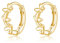 SLUYNZ 925 Sterling Silber Kleine Schmetterling Creolen für Damen - Cluster Huggie Ohrringe (B-Gold)