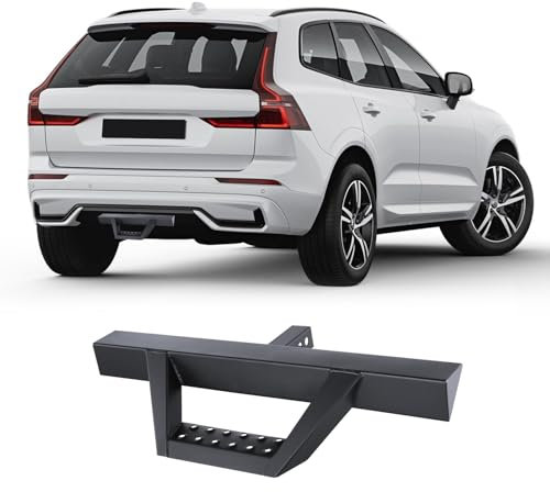 VEVOR Anhängerkupplungsstufe für 50,8 mm Empfänger, robuste Stahlkonstruktion mit 136,1 kg Tragkraft, Heckstoßstangenschutz mit Stiftverriegelung, 82 cm lang für LKW SUV Pickup Anhänger