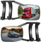 2 x Caravan Towing Mirrors Universal Wing Mirror Extensions Attachments for Cars, Adjustable Wing Mirrors for Cars/Caravans etc.
