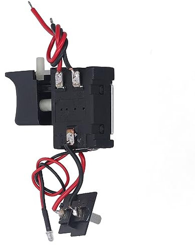 Interrupteur à Gâchette de Perceuse sans Fil, Remplacement du Contrôle de Vitesse, Petite Lumière, pour Machine Da Yi 12 V, avec Fonction de, 7,2-24 V CC 16 A