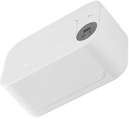 CATIEBYE Portable Baby Wipe Warmer Dispenser Wipes Case with Large Capacity Moisture Retention Plastic Holder for Newborns Travel and On-the-go Use Wall Mounted