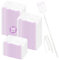 51 Pièces 180° Plumeau Poussiere Recharge Kit Compatible avec Swiffer Duster, Swiffer Duster Nettoyage Recharge, pour Cheveux, Poussière, Saleté (50 Recharges Violets + 1 Poignée Télescopique)