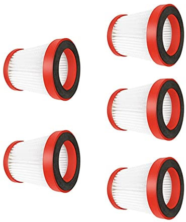 NLNGZKZFNF SANQ 5Pcs Filter Fit For Xiaomi Fit For Deerma VC01 Handheld Vacuum Cleaner Accessories Replacement Filter Portable Dust Collector Vacuum cleaner parts