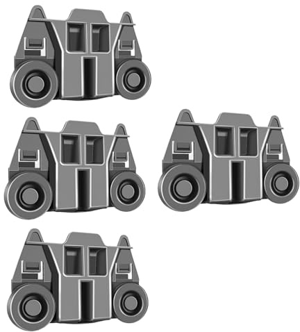 4PCS Geschirrspüler Basket Rack Roller Ersatzteil Für AP4538395 PS2579553 WPW10195417 AH2579553 RAGRAD BRACKET