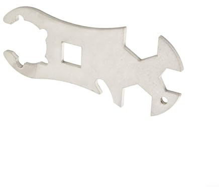 Niceminiwall Gaszylinderschlüssel aus Edelstahl für 11 kg und 5 kg Flaschen mit 13 mm bis 19 mm Größenbereich – tragbares Outdoor-Werkzeug für Grill und Camping
