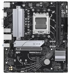 Scheda madre Ryzen 5 9600X + PRIME B650M-K B650 96GB PCI-E 4.0 Socket AM5 DDR5 24,4 cm x 22,1 cm