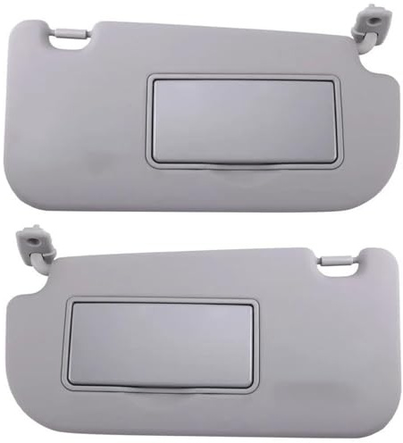 Parasol Interior para Kia para Sportage 2005-2010 Color Gris Lado Izquierdo Derecho con Espejo 85201-03000LX 85202-03000LX