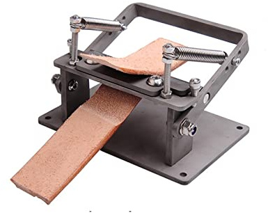 JVDDI DIY Craft Leather Thinning Machine 304 Stainless Steel Vegetable Tanned Leather Manual Cutting Peeler Tools Leather Slicer