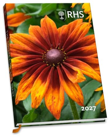 RHS 2027 A5 Diary Official Licensed Royal Horticultural Society Diary, Week-to-View Layout, A5 Format, Beautiful Garden Photography, Daily Planner for Gardening Lovers