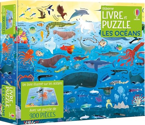Les océans - Coffret livre et puzzle - Dès 7 ans: Avec 1 puzzle de 300 pièces