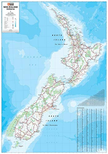 New Zealand Handy Atlas 1 : 434.000