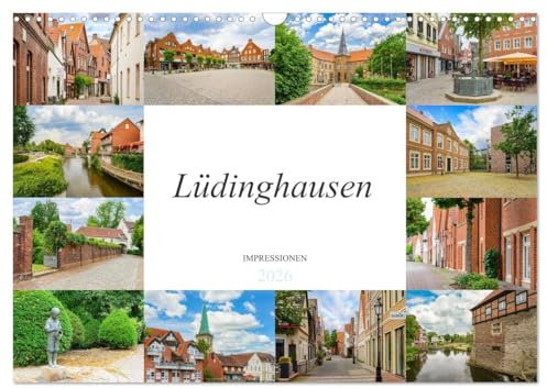 Lüdinghausen Impressionen (Wandkalender 2026 DIN A3 quer), CALVENDO Monatskalender: Es erwarten Sie wunderschöne Aufnahmen der Stadt Lüdinghausen (CALVENDO Orte)