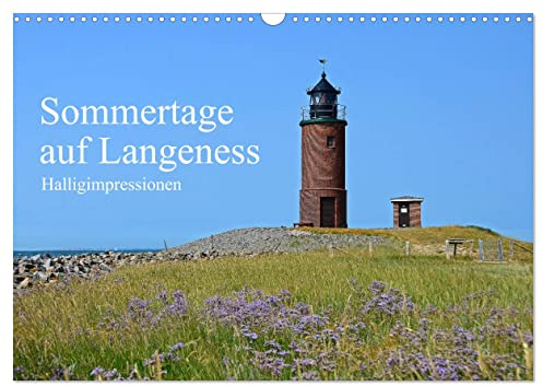 Sommertage auf Langeness (Wandkalender 2026 DIN A3 quer), CALVENDO Monatskalender: Kommen Sie mit auf die größte Hallig im Wattenmeer der Nordsee (CALVENDO Natur)