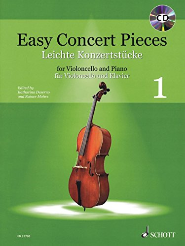 Easy Concert Pieces: Band 1. Violoncello und Klavier. Ausgabe mit CD.