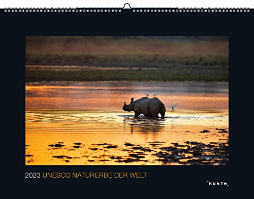 UNESCO Naturerbe der Welt 2023 (KUNTH Wandkalender Black Edition 60 x 45 cm)