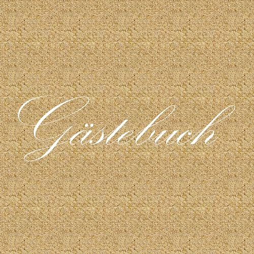 Gästebuch - Leinen-Optik: Gästebuch zur Erinnerung mit 75 leeren Seiten für festliche Anlässe wie Hochzeit, Jubiläum, Kommunion, Taufe, Firmung, Firmenfeier