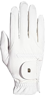 Roeckl Sports Reithandschuh ROECK-Grip JUNIOR, Kids Sommer Handschuh, Weiß 5