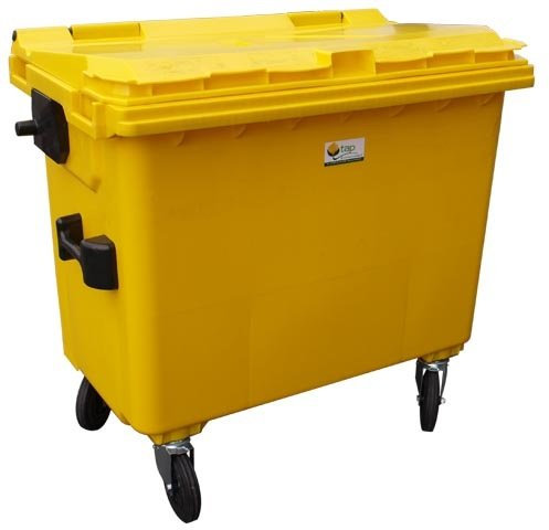 Conteneur à déchets 770 l jaune