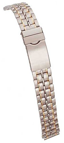 Uhrenarmband Piero Magli Stahl Bicolor 16mm 208786630 NEU 7260