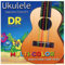 DR String UMCSC Ukelele Multicolor Soprano/Concert Juego Cuerdas Ukelele