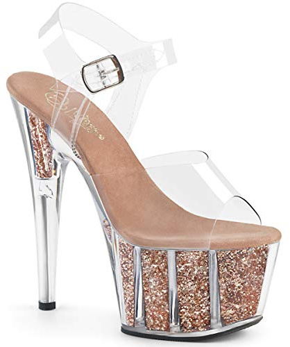 Pleaser Damen Adore-708gPlateausandalen